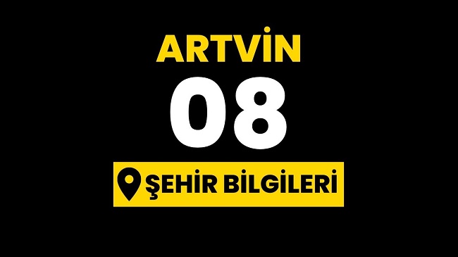 Artvin ili hakkında bilgi, il ve şehir bilgileri