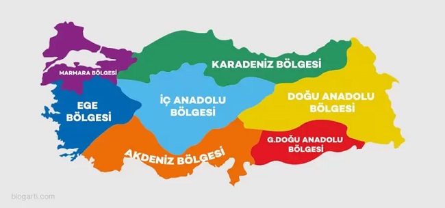 Türkiye Coğrafi Bölge İsimleri